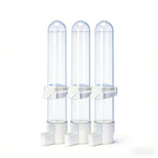 Automatic Bird Water Dispenser Cage Hanging Water Feeder with Anti-Spill Design for Parakeet Canary Small Parrot Lovebirds (2PCS 140ml Water Dispenser)