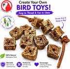 Bonka Bird Toys 3893 Pk24 Mahogany Sliced Pods Foot Talon Craft Part Bird Toys Parakeet Cockatiel Conure