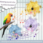 Budgie Toys, Parakeet Training Toy, Interactive Bird Educational Toy for Small Birds, Cockatiel Toys, Fun Parakeet Toys, Lovebird Toys, Quaker Parrot Toys, Bird Toys for Conures (Purple)