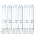 Automatic Bird Water Dispenser Cage Hanging Water Feeder with Anti-Spill Design for Parakeet Canary Small Parrot Lovebirds (2PCS 140ml Water Dispenser)